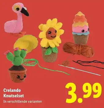 Lidl Crelando Knutselset aanbieding