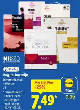 Lidl Bag-in-box wijn aanbieding