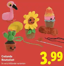 Lidl Crelando Knutselset aanbieding