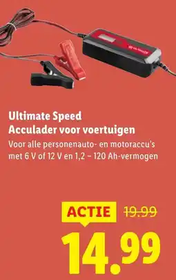 Lidl Ultimate Speed Acculader voor voertuigen aanbieding