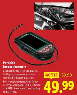 Lidl Parkside Inspectiecamera aanbieding