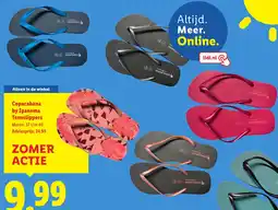 Lidl Copacabana by Ipanema Teenslippers aanbieding