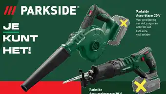 Lidl Parkside Accu-reciprozaag 20 V aanbieding