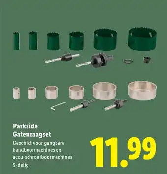 Lidl Parkside Gatenzaagset aanbieding