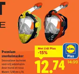 Lidl Premium snorkelmasker aanbieding