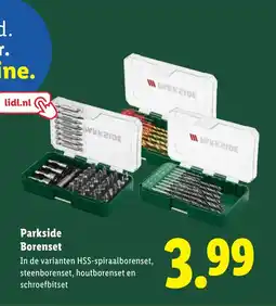 Lidl Parkside Borenset aanbieding