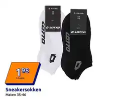 Action Sneakersokken aanbieding