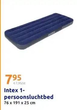 Action Intex 1 persoonsluchtbed aanbieding