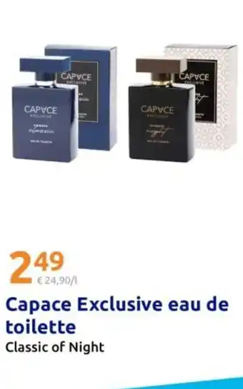 Action Capace Exclusive eau de toilette aanbieding