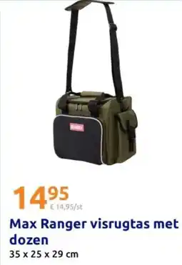 Action Max Ranger visrugtas met dozen aanbieding