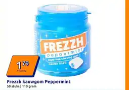 Action Frezzh kauwgom Peppermint aanbieding