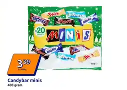Action Candybar minis aanbieding
