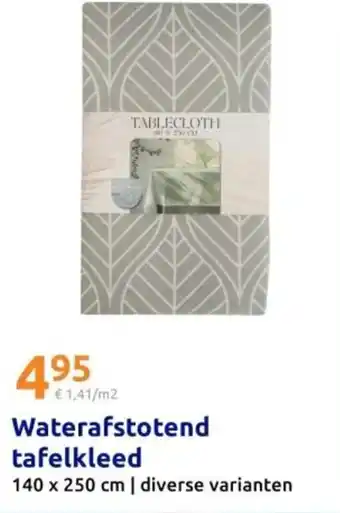 Action Waterafstotend tafelkleed aanbieding