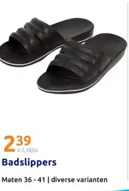 Action Badslippers aanbieding