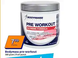 Action Bodymass pre-workout aanbieding