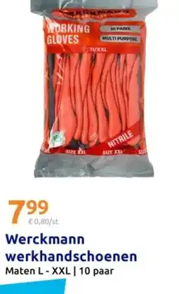 Action Werckmann werkhandschoenen aanbieding