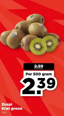 PLUS Zespi Kiwi groen aanbieding