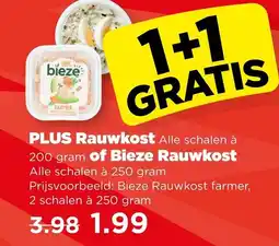 PLUS PLUS Rauwkost of Bieze Rauwkost aanbieding