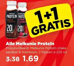 PLUS Alle Melkunie Proteïn aanbieding
