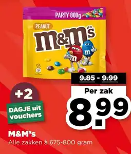 PLUS M&M's aanbieding