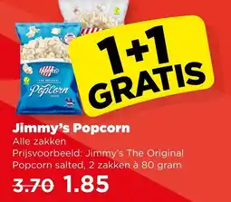PLUS Jimmy's Popcorn aanbieding