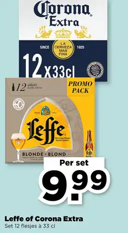 PLUS Leffe of Corona Extra aanbieding