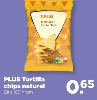 PLUS PLUS Tortilla chips naturel aanbieding