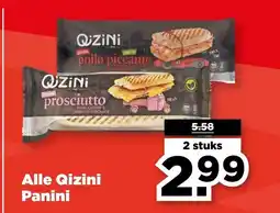 PLUS Alle Qizini Panini aanbieding