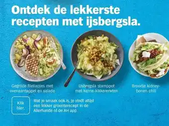Albert Heijn Ontdek de lekkerste recepten met ijsbergsla. aanbieding