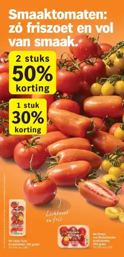 Albert Heijn Smaaktomaten: zó friszoet en vol van smaak. aanbieding