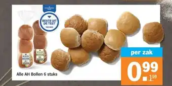 Albert Heijn Alle AH Bollen 6 stuks aanbieding