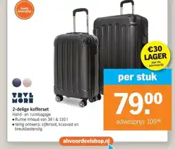 Albert Heijn TRYL MORE 2-delige kofferset aanbieding