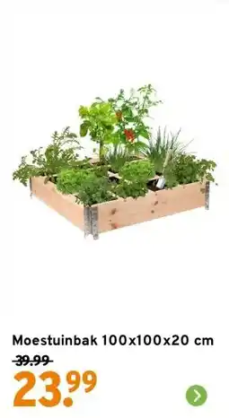 GAMMA Moestuinbak 100x100x20 cm aanbieding