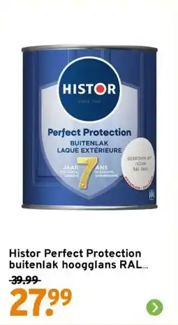GAMMA Histor Perfect Protection buitenlak hoogglans RAL 9010 gebroken wit 750 ml aanbieding