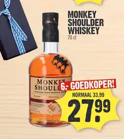 Super Dirck 3 MONKEY SHOULDER WHISKEY aanbieding