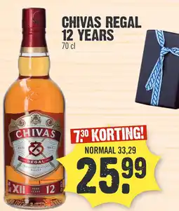 Super Dirck 3 CHIVAS REGAL 12 YEARS aanbieding