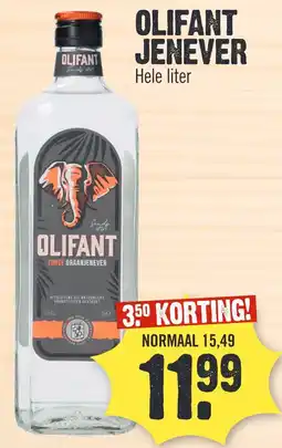 Super Dirck 3 OLIFANT JENEVER aanbieding