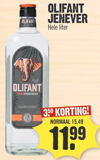 Super Dirck 3 OLIFANT JENEVER aanbieding