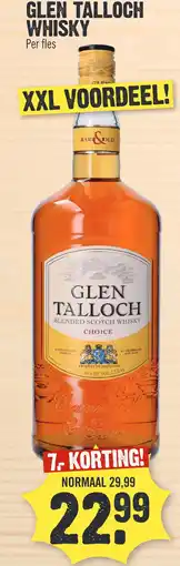 Super Dirck 3 GLEN TALLOCH WHISKY aanbieding