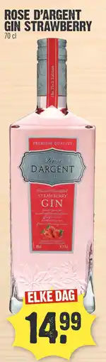 Super Dirck 3 ROSE D'ARGENT GIN STRAWBERRY aanbieding
