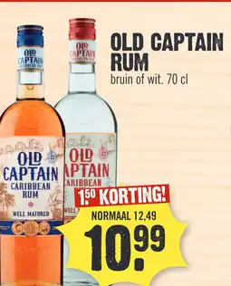 Super Dirck 3 OLD CAPTAIN RUM aanbieding
