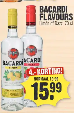 Super Dirck 3 BACARDI FLAVOURS aanbieding