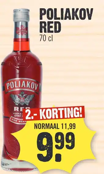 Super Dirck 3 POLIAKOV RED aanbieding