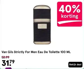 Etos Van Gils Strictly For Men Eau De Toilette 100 ML aanbieding