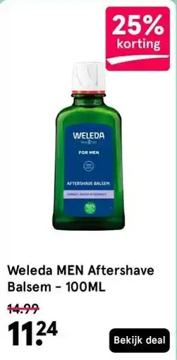 Etos Weleda MEN Aftershave Balsem - 100ML aanbieding