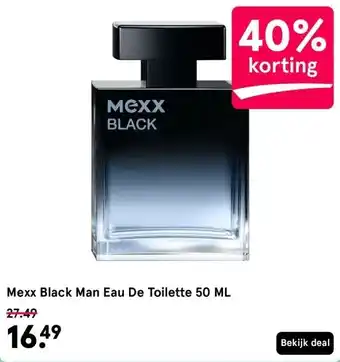 Etos Mexx Black Man Eau De Toilette 50 ML aanbieding