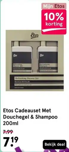 Etos Etos Cadeauset Met Douchegel & Shampoo 200ml aanbieding