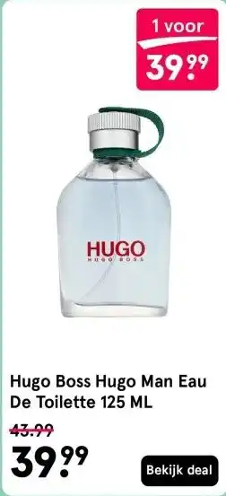 Etos Hugo Boss Hugo Man Eau De Toilette 125 ML aanbieding