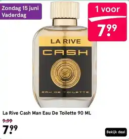 Etos La Rive Cash Man Eau De Toilette 90 ML aanbieding
