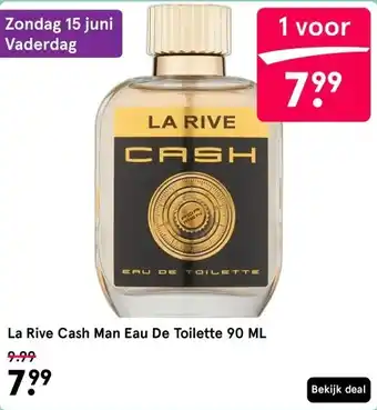 Etos La Rive Cash Man Eau De Toilette 90 ML aanbieding